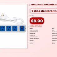 REGLETA ELECTRODOMÉSTICA 2M CON USB . - Img 56933492