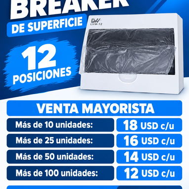 Venta canaletas,tomacorrientes,ínterruptores,cajas breaker - 10/10