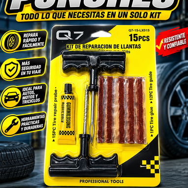 Kit de ponches para neumaticos a balon - 2/2