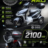 Moto eléctrica de 3 ruedas marca RALI nueva con sus papeles ✅️ - Img 56189320
