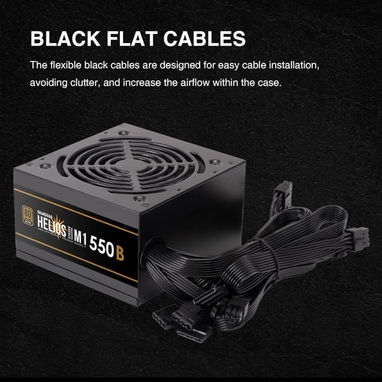 Fuente de Poder GAMDIAS Helios M1-550B 550W ATX 80 PLUS Bronze - 6/6