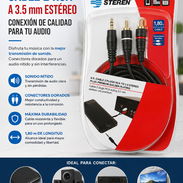 CABLE RCA A MINI PLUG 3.5 DE 1.80 CM - Img 56068516