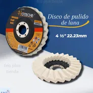 Disco De Pulido De Lana 4 1/2" 22.23mm (560462) - Img 55286539