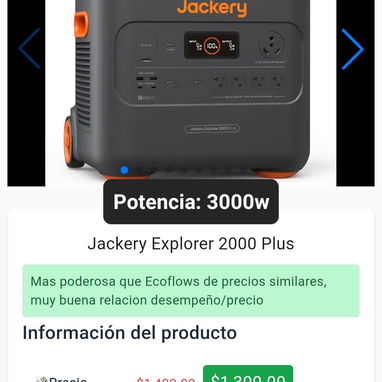 Oupes Exodus, Jackery Oukitel, Aferiy, varios modelos de estaciones de energía, tenemos también Ecoflow y Bluetti - 4/8