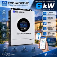 ⚡Inversor híbrido ECO-WORTHY 🤩🤩 de 6 kw ✅ 110 y 220 🧾 Garantía de 7 días 🚛 Transporte incluido - Img 57549506