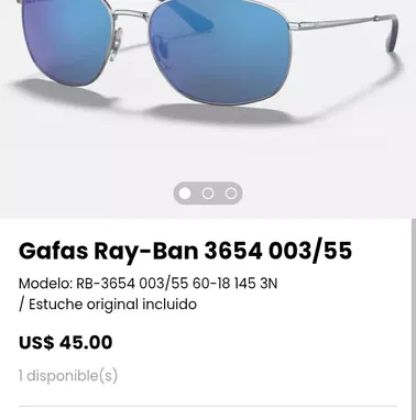 Gafas Ray Ban para mujeres y hombres - Img 94152290