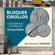 Bloques criollos para la construcción. - Img 57206096