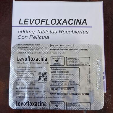©- Levofloxacina 500 mg, 1 Tira de 10 Tableta-© - Img 106213224
