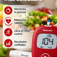 Medidor de azúcar en sangre - 50 tiras y 50 lancetas - Img 58187014