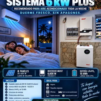 ☀️⚡ KITS SOLARES COMPLETOS — INSTALACIÓN INCLUIDA ⚡☀️ 🚚 TRANSPORTE GRATIS - 9/10