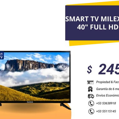 Televisores marca Milexus Smart TV, Garantía de 6 meses - Img 127958225