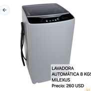 58296067 *LAVADORA AUTOMÁTICA 8 KGS MILEXUS* *Precio: 260 USD* *Garantia: 6 meses* CAPACIDAD : 8 Kgs - Img 55513950