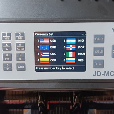 Máquina de contar dinero profesional JMD. Contadora de billetes - Img 122955199