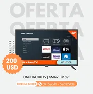 Smart TV Onn.•Roku TV •32 Pulgadas•Sellado en Caja - Img 48845222