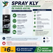 LIMPIADOR DE FAROS 450 ML. LIMPIADOR DE FAROLES - Img 57304285