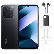 Teléfono Xiaomi Poco C85, 6Gb Ram, 128Gb Almacenamiento, Con Cover, Mica y Audífonos - Negro - Img 55171915