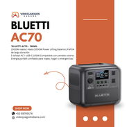 BLUETTI AC70 – Estación de Energía Portátil 768Wh $520 - Img 54378769