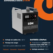 Estación de carga, energía, 1KW 1280 Wh 1000 W expandible hasta 5 KW, envío gratis, garantía de 1 año, somos mipyme - Img 55982329