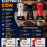 ☕ 6 TAZAS ☕ CAFETERA EON DE 6 TAZAS 3 COLORES. ENTREGA GRATIS CON FACTURA Y GARANTIA. 📲 54833699 - Img 56609699