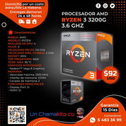 💯 AMD 💯 MICRO RYZEN 3 3200G 3.6GHZ. MENSAJERÍA CON FACTURA Y GARANTÍA. TL 54833699 - Img 53915744