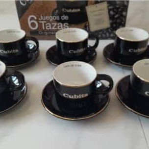 Tazas Cubitas. Dos formatos disponibles. Para café expresso y para capuchinos. Mensajeria disponible - Img 114848023