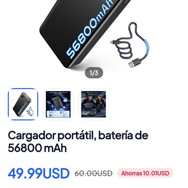 Cargadores portátiles (Powerbank) - Img 126818141