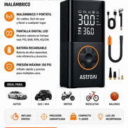 🚗 ¡INFLADOR DE NEUMÁTICOS PORTÁTIL CON MANÓMETRO DIGITAL! 🏍️ - Img 56132482