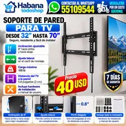 Soporte de pared para Tv desde 32" hasta 70 NUEVOS !!!! - Img 55206316