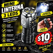 Mini Linterna de 3 LEDS - Img 58069415