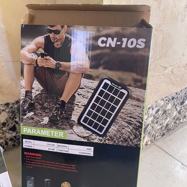 Ventilador recargable con panel portátil de múltiples tomas - 3/3