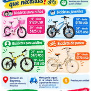 Bicicletas para todas las edades y gustos 🚲 varias medidas, modelos y colores 🌈 16" | 20" | 24" | 26" | - Img 57184189