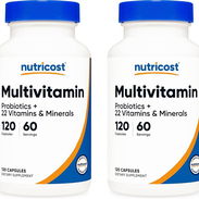 Nutricost Multivitamínico con probióticos 120 cápsulas Multivitaminas con probioticos Vitaminas - Img 55560966