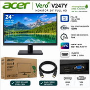 COMPRATE ESTE MARAVILLOSO MONITOR MARCA ACER DE 24 PULGADAS SELLADO EN CAJA MODELO V247Y - Img 57957231