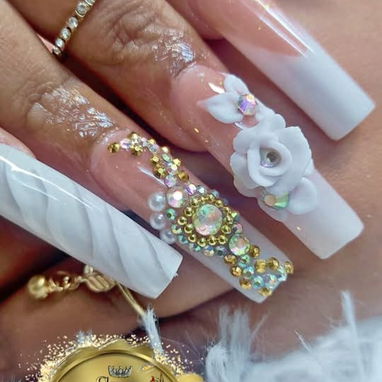 Uñas Acrílicas, Base Rubber, gel de construcción, Pedicura, diseño y decoración - Img 122928243