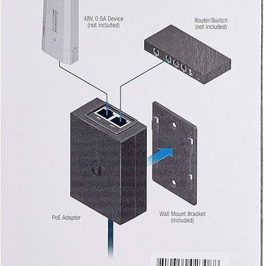 Ubiquiti Networks POE-48-24W-G ADAPTADOR  PoE 48 V - Img 109603607