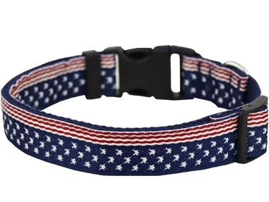 Collar de perro/collar clásico con bamdera estadounidense - Img 67185018