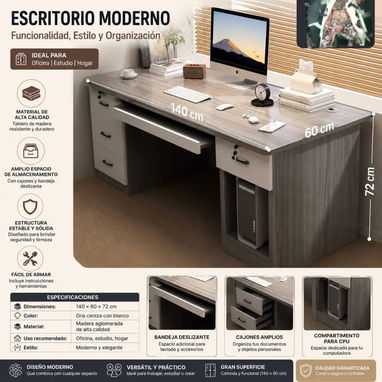 Buro de oficina diferentes modelos - 2/5