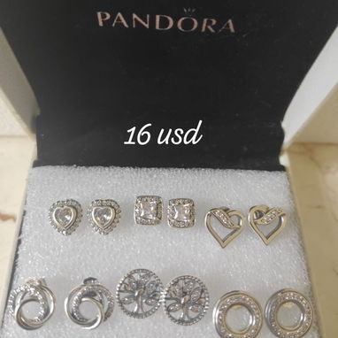 Aretes de plata w925 - Img 123780729