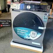Lavadora automática Hisense 15 kg con secado al vapor - Img 55019474