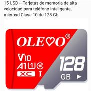 Tarjetas de memoria de alta velocidad para telefóno inteligente MicroSD Clase 10 de 128Gb - Img 45672811