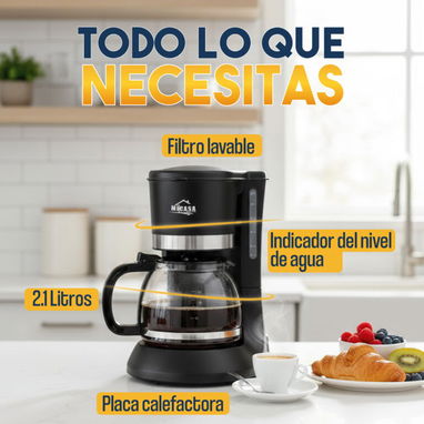 CAFETERA MICASA DE 1,2 Litros - Img 123698986
