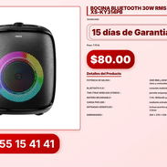 BOCINA BLUETOOTH 30W RMS (80W pico) JVC - XS-KY314PB VPT-0030 - Img 56194831