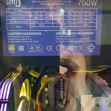 Torre Game Pro + Board Z590 AsRock + i7 11th gene + 16 GB RAM - Img 125979595