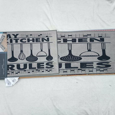 Juegos de dos alfombras para cocina, diseños variados - 2/3