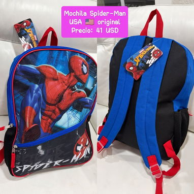 🕸️❤️Todo de Spiderman🕷️❤️ Mochilas, loncheras y cartucheras, Sets completos🔥 Pozuelos, pomos y más - 3/4