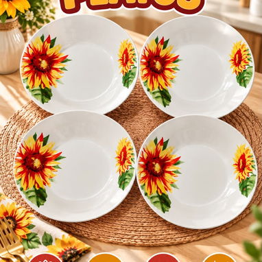 Set de 4 platos hondos grandes - 2/3
