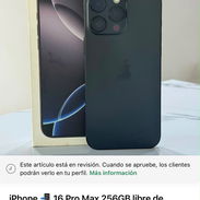 Iphone 16 pro max 256gb libre 93% en caja - Img 56354148