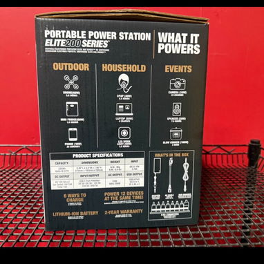 Portable power station elite200 series con su panel - Img 125324122