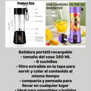Batidora portátil recargable - Img 55387585