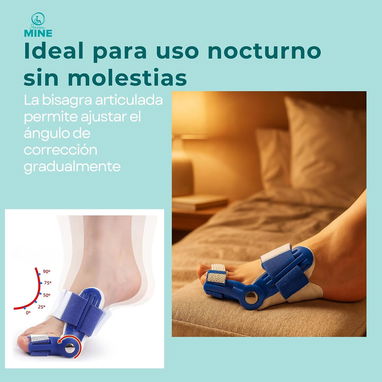 🦶✅ Corrector de Juanetes Ajustable 👣 | Alivio del Dolor 💤 | LA PAREJA 🔧 | Uso Día y Noche 🌙 - - 6/9